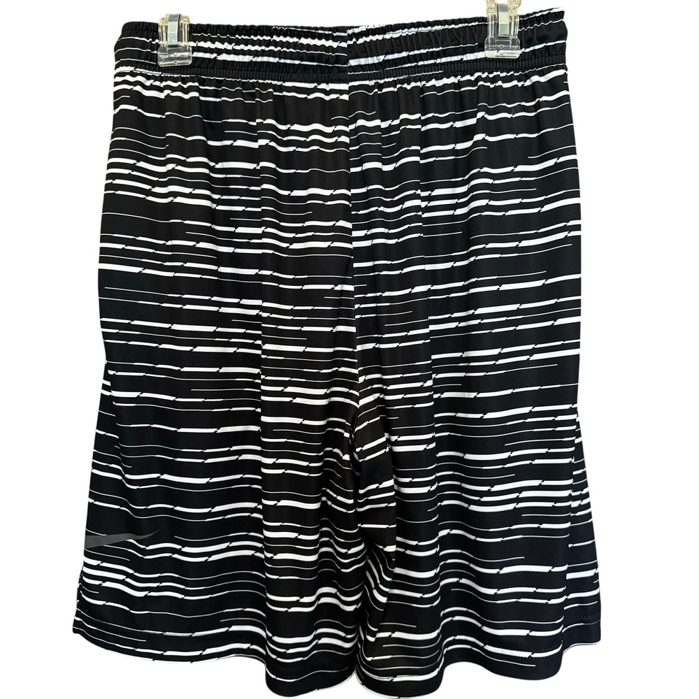 Nike Athletic Shorts Stripe Dri-FIT Gym Workout S/M Geometric Streetwear Running - Picture 5 of 6
